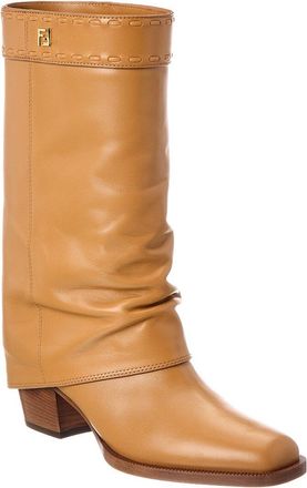 Fendi Fendi Ff Leather Boot