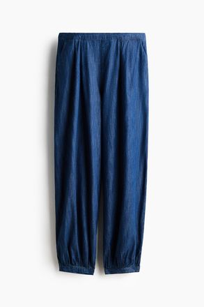 H&M Jeanshose mit Ballonbein - Denimblau