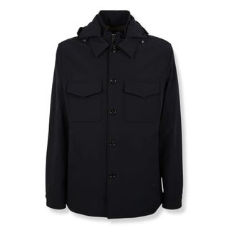 Moorer Maffei Overshirt - Heren - Zomerjassen - Blauw - XL - Jassen