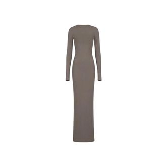 Rick Owens Maxi Dresses, female, Brown, Size: XS Temple Gown