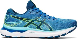 Asics Mens GEL-Nimbus 24 Road-Running Shoes Blue 8.5 Wide