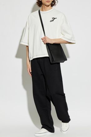 Jacquemus T-shirt Letro, Mens, White