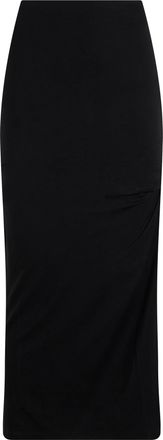 Toteme Womens Skirt Long Slim-Fit Black Viscose