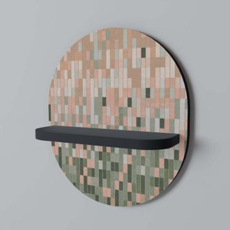 OEM Construyendo El Futuro Estante Ovalado Negro