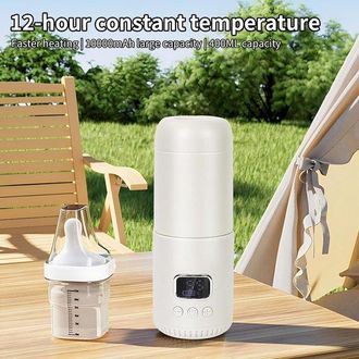 OEM Calientabiberones Port&aacute;til Inal&aacute;mbrico, Capacidad De 400 Ml, Temperatura Ajustable De 37 &deg;c A 55 &deg;c, Ideal Para Viajar