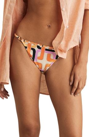 Reiss Wynee Bikini Bottoms in Orange at Nordstrom, Size 10 Us