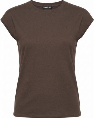 Tom Ford Womens T-Shirt Brown T-Shirts & Jerseys