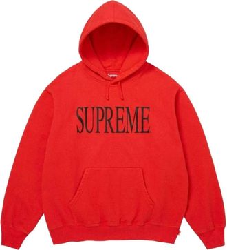 SUPREME FW26 Capital Hooded Sweatshirt Dark Orange SUP-FW26-032-ORG