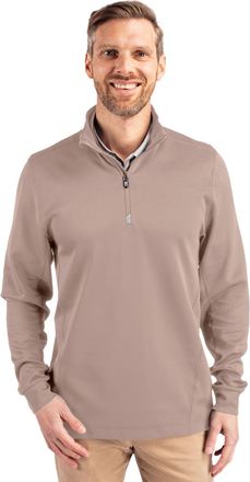 Cutter & Buck Traverse Stretch Quarter Zip Mens Pullover Jacket