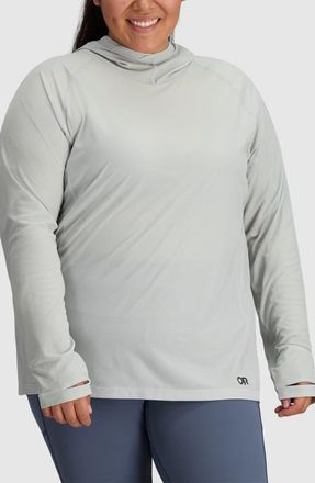 Outdoor Research Echo Raglan Sleeve Hoodie in Pebble at Nordstrom, Size 1X