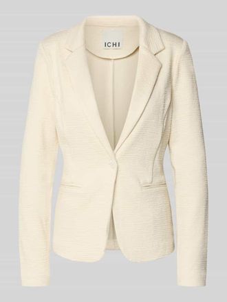 Ichi Slim Fit Blazer aus Viskose-Mix Modell KATE LUMINA in Offwhite, Gr&ouml;&szlig;e XXL
