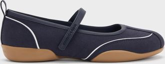 Charles & Keith Louise Contrast-Trim Mary Jane Sneakers