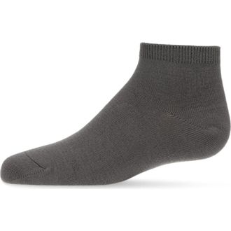 MeMoi Basic Silky-Soft Gauge Ankle Sock in Dark Gray at Nordstrom, Size 6-12M