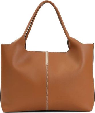 Tod's Brown Leather Medium Tote