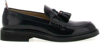 Thom Browne Polished Calf Leather Microsol Tassel Loafers