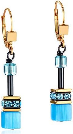 Coeur de Lion Geocube Gold Earrings in Rainbow at Nordstrom