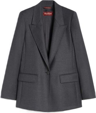Max Mara Blazers, female, Gray, Size: 2XS Bolsena Jacket