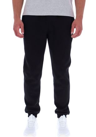 Reebok Jogginghose REEBOK ANDRE SMALL LOGO CUFFED PANT, Herren, Gr. S, N-Gr, schwarz, Obermaterial: 60% Baumwolle, 40% Polyester, Hosen Jogginghose, sportlic