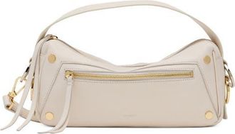 Hammitt Medium Doxie Leather Shoulder Bag in Calla Lily White/gold Silver at Nordstrom