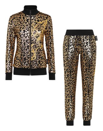 Plein Sport Trainingspak: Top & Broek Leopard
