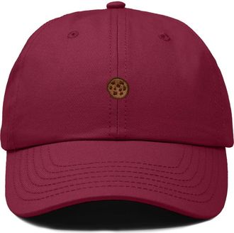 Dalix Cookie Dad Cap in Maroon at Nordstrom