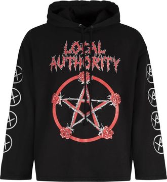 Local Authority Katoenen Hoodie - Heren - Hoodies - Zwart - L - Katoen - Hoodies & sweatvesten