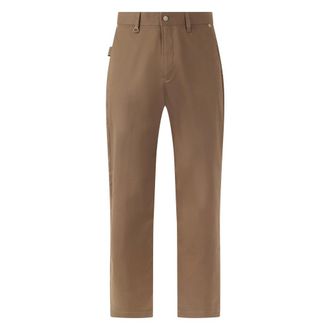 Diesel Straight Trousers, male, Brown, Size: W31 Classic Straight Trousers
