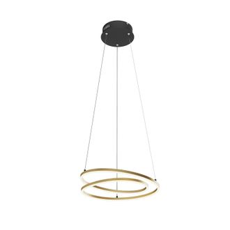 Lindby L&aacute;mpara Colgante davian En Dorado De Aluminio - Lindby