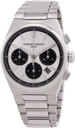 Frederique Constant Highlife Chronograph Automatic Silver Dial Mens Watch FC-391SB4NH6B