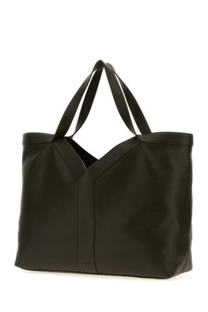 Saint Laurent Mens Mud Leather Oversize Shopping Bag Lightmusk Exterior: Calf Lining: Suede Borse A Mano