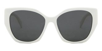 Prada PR 19ZSF Asian Fit 1425S0 Womens Sunglasses White Size 56
