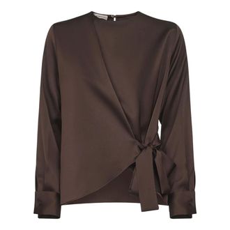 Blanca Vita Blouses, female, Brown, Size: XS Cesta Blouse