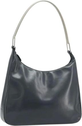 Prada Pre-owned Shoulder Bags, female, Gray, Size: ONE SIZE Pre-owned Vintage Shoulder Bag
