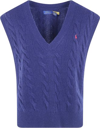 Ralph Lauren Sweater Vest Wool Hunter Navy