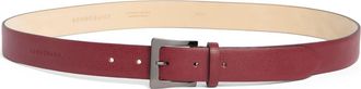 Longchamp Le Pliage Heritage Leather Belt in Burgundy at Nordstrom Rack