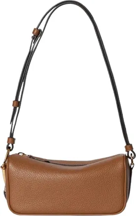 Gucci Tassen, Dames, Bruin, ONE Size, Katoen, Half Horsebit Mini Bag