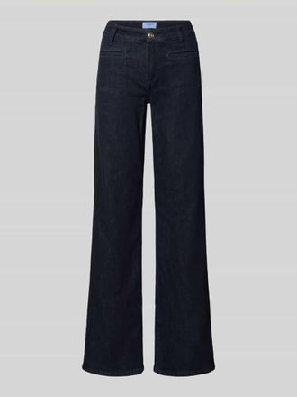 Cambio Straight Fit Jeans aus Baumwoll-Mix Modell TESS in Dunkelblau, Gr&ouml;&szlig;e 32