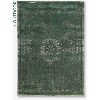 Louis De Poortere MEDALLION DESIGN - FADING WORLD TAPPETO MEDALLION - Prodotto in Belgio - Tessuto piatto jacquard meccanico - Rifinito a mano - Antiscivolo naturale