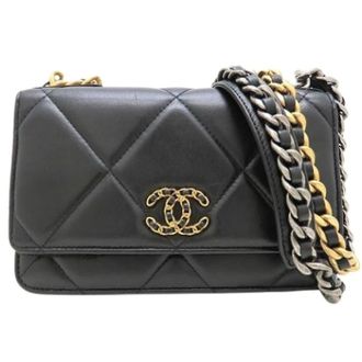 Chanel Pre-owned Vintage Shoulder Bag - Dames - Pre-owned - Zwart - Maat: ONE Size Leer