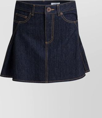 Alexander McQueen stylish skirts with pockets and loops