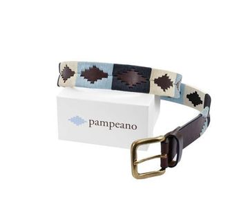 Pampeano Sereno Belt in Brown/navy/light Blue/cream at Nordstrom, Size 30
