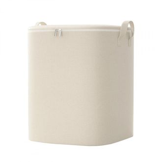 OEM Bolsa Para Guardar Ropa, Cesta De Almacenamiento Con Asas, Bolsa Extragrande Para Guardar Ropa De Cama, Color Beige, Talla &Uacute;nica