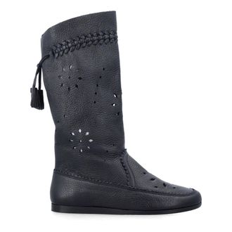 Isabel Marant Schoenen, Dames, Zwart, 37 EU, Leer, Welky Boots