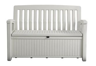 Keter Patio Bench Panchina Baule Cassapanca Esterno In Resina Effetto Legno 260l - Keter