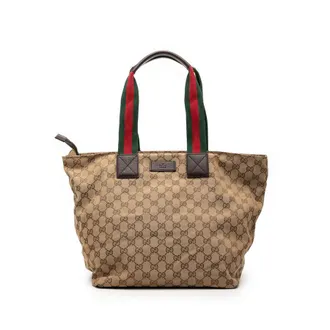 Gucci Pre-owned Gucci GG Canvas Web Tote Ladies DI99CS96U1SYOPM1