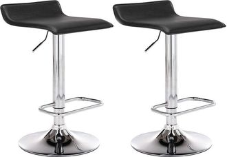 Clp Set 2 Sgabelli Bar dyn nero