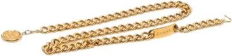 Chanel Pre-owned Vintage Logo Chain Belt - Dames - Vintage Accessoires - Geel - ONE Size - Vintage