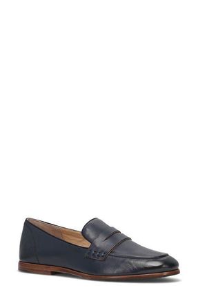 Frye Faith Penny Loafer in Navy at Nordstrom, Size 7.5