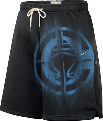 Nike LA Clippers Standard Issue Fleece Shorts Black White IQ1497-010