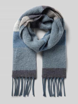 Marc O'Polo Schal aus Schurwoll-Alpaka-Mix in Hellblau Melange, Gr&ouml;&szlig;e 1